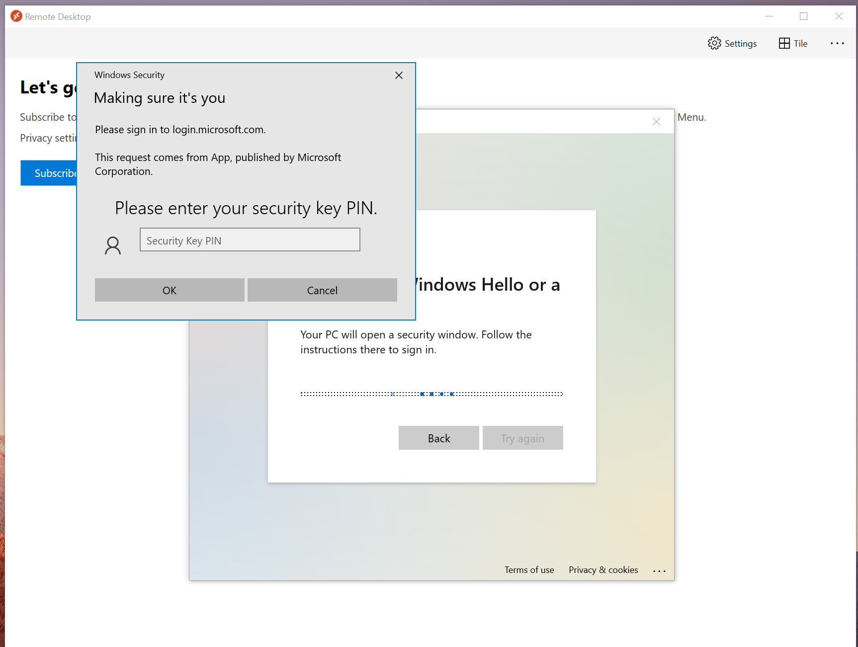 Remote Desktop Client