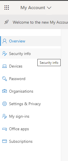 Office Security Info